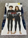 32 Degrees Heat Kids Long Sleeve Crew Neck Legging Set Navy Snowflake- New. Price: $14.99.