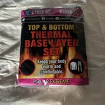 Polar Extreme Thermal Base Women's Layer Black Top/bottom Set Gmb-pdq-wb-xl New. Price: $10.00.