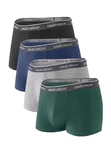 4 Pack David Archy Bamboo Rayon Trunks, Men's Underwear With Support Pouch New. Price: $32.39.