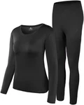 Herobiker Thermal Underwear Women Ultra-soft Set Base Layer Top Medium, Black New. Price: $35.47.
