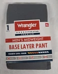 Wrangler Men's Midweight Base Layer Gray Pant Xl/nip! Moisture Wicking Warm New. Price: $10.99.