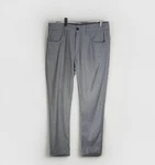 Canali Italy Mens Pants Gray Lightweight Wool Blend Sz 48-IT 32-US 5 Pocket Pre-owned. Price: $50.00.
