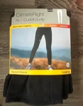 Climate Right Cuddl Duds Base Layer Legging Stretch Fleece Womens Black Xxl New. Price: $9.99.