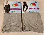 Fruit Of Loom Women's Xs 0-2 Waffle Thermal Set Gray Shirt & Pants #21425 New. Price: $19.50.