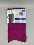 Fruit The Loom Women Size S/ch Waffle Crew Top Soft Wicking Boysenberry New. Price: $10.95.
