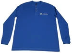 Los Angeles La Rams Thermal Henley Shirt Men's Blue Long Sleeve Nfl Football Used. Price: $12.94.
