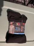 New Fruit Of Loom Men's Thermal Waffle Top, 2-PACK, Black Medium Crews. Price: $23.99.