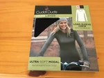 New Cuddl Duds Women's Modal Ultra Soft Long Sleeve Crew Top Warm Layer Black. Price: $19.97.