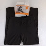 Warm Essentials By Cuddl Duds Women's Textured Fleece Leggings Black Size New. Price: $17.95.