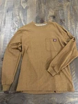 Wrangler Workwear Men's Long Sleeve Pocket Shirt Brown Size New. Price: $13.99.