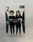 32 Degrees Heat Kids Base Layer Set Xl Navy Snowflake Crew Neck & Legging New. Price: $6.99.