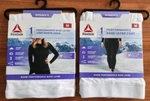 Reebok Women's Medium Base Layer Thermal Crew Top & Pants Solid White #10824 New. Price: $25.00.