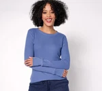 Cuddl Duds Cozy Stretch Thermal Long Sleeve Crew Neck Top Smoke Blue New. Price: $24.00.