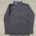 Under Armour Coldgear Mock Neck Kids Ylg Black Compression Base Layer Top Pre-owned. Price: $7.99.