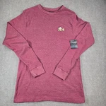 Restricted To All Mens Medium Burgundy Waffle Knit Teddy Bear Thermal Shirt New. Price: $24.98.