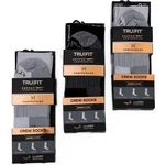 New Trufit Men's Pack Arch Support Copper Compression Crew Socks Size 6-12. Price: $16.99.