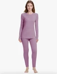 Woolcano Women Merino Thermal Set, 100% Base Layers 260G/M2 Violet New. Price: $70.77.
