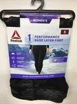 Small (27-28) Reebok Women's Stretch Leggings Warm Performance Base Layer Pants New. Price: $17.00.