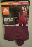 Ozark Trail Women's Xs Seamless Base Layer Crew Neck Top Wild Ginger #10726 New. Price: $14.50.