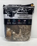 Realtree Men's Camo Heavy Weight Fleece Thermal Performance Crew Top Size New. Price: $17.90.