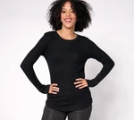 Cuddl Duds Cozy Stretch Thermal Long Sleeve Crew Neck Top Black Xs New. Price: $10.00.