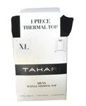 Tahari Mens Waffle Knit Thermal Top Black Long Sleeve Warm Fall Winter Xl New. Price: $14.99.