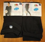 Fruit Of Loom Women's Xs (0-2) Waffle Thermal Set Black Shirt & Pants #21423 New. Price: $15.60.