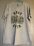Mission Ridge Men's Size Graphic T-shirt Tee Best Dad Ever Camo Gray Black New. Price: $12.99.