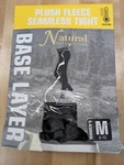 Natural Reflections Base Layer Plush Fleece Seamless Tight Warm Medium 8-10 Gray New. Price: $19.99.