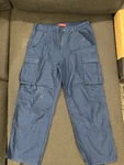 Supreme Blue Cargo Pant (FW24) Navy Size 34 Pre-owned. Price: $200.00.