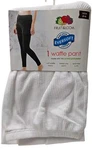 Fruit Loom Women's Eversoft Waffle Thermal Pants, White Size S/CH(4-6) New. Price: $8.96.