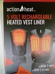 Action 5 Volt Rechargeable Heated Vest Liner With Power Bank Unisex 2X/3X New. Price: $69.99.