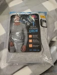 New Fruit Of Loom 1 Men Tag Free Long Sleeve Thermal Light Grey Crew Sz. Price: $5.94.