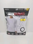 32 Degrees Heat T-shirt Mens Both White Quick Dry Long Sleeve Crew Neck Pack Pre-owned. Price: $10.99.