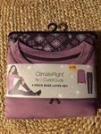 2-PIECE Climateright Cuddl Duds Women Base Layer Top Leggings Set Purple New. Price: $16.99.
