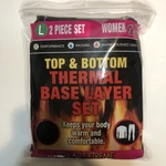 Polar Extreme Thermal Base Women's Layer Large Black Top And Bottom Set New. Price: $27.00.