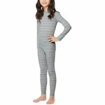 Heat 32 Degrees Set Kids Base Layer Legging Crew Long Shirt Grey Snowflake New. Price: $12.99.