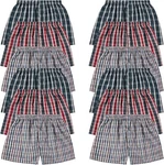 Billionhats 12 Pack Wholesale Men's Tag Free Woven Boxer Shorts Underwear New. Price: $42.72.