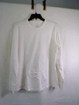 Cuddl Duds Women's Large White Long Sleeve Crew Neck Tee 93% Polyester New. Price: $17.49.