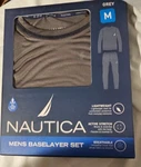 Nautica Mens Baselayer Set Gray Drifusion Tech Lightweight Breathable Stretch New. Price: $29.77.