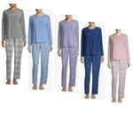 Adonna Women's Sleep Shirt & Pant Set 2XL Waffle Weave Cozy Knit New. Price: $17.95.