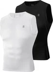 Runhit 2 Pack Men's Compression Shirts Sleeveless Workout Athletic Tank Top Spor New. Price: $23.51.