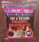 Polar Extreme Thermal Base Women's Layer Black Top/bottom Set Gmb-pdq-wb-xl New. Price: $19.99.