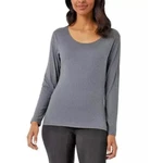 32 Degrees Womens Long Sleeve Scoop Neck Top, Ht Charcoal, Xs New. Price: $19.98.