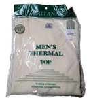 Britana Mens Xl Thermal Top Underwear Off White Warm Comfort 65% Cotton 35% Poly New. Price: $11.33.
