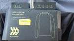 All In Motion Mens Thermal Shirt Mid-weight Odor Resist Gray Size (36"- 37") New. Price: $7.00.