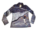 Krimson Klover Blue Elevation 1/4 Zip Neck Ski Base Layer Top Shirt Womens Small New. Price: $85.00.