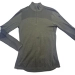 Smartwool Intraknit Sweater Mens Medium Green Half Zip Merino Pullover Flaw Pre-owned. Price: $19.99.