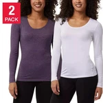 32 Degrees Women's Pack Ultra Light Thermal Scoop Top White/ht Purple- Small New. Price: $19.99.