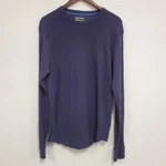 Watsons Mens Long Sleeve Waffle Knit Thermal Crew Neck Shirt Size Xl Blue Layers Pre-owned. Price: $22.39.